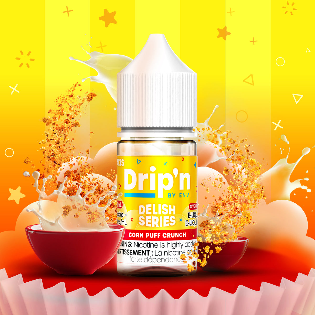 Drip'n Delish E-Liquid - Corn Puff Crunch (AB)