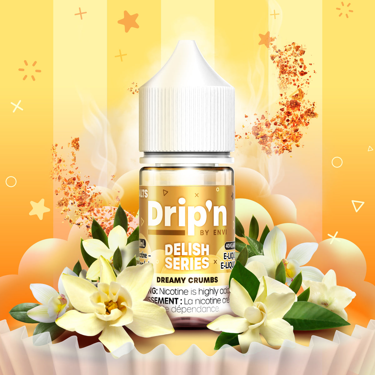 Drip'n Delish E-Liquid - Dreamy Crumbs (AB)