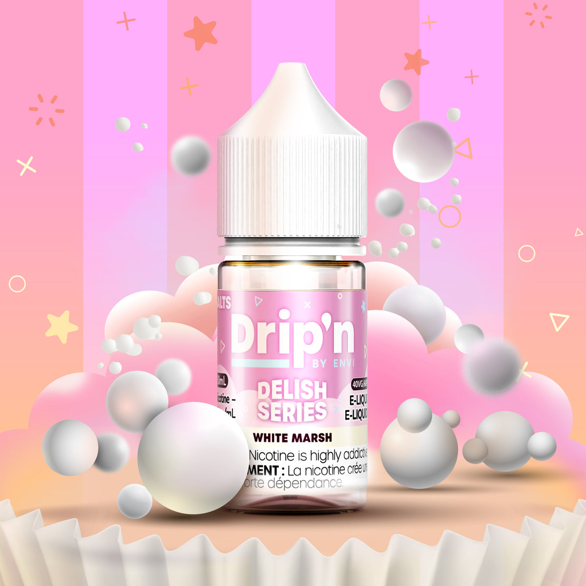 Drip'n Delish E-Liquid - White Marsh (AB)