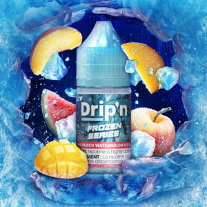 Drip'n Frozen E-Liquid - Mango Peach Watermelon Ice Blast (MB)