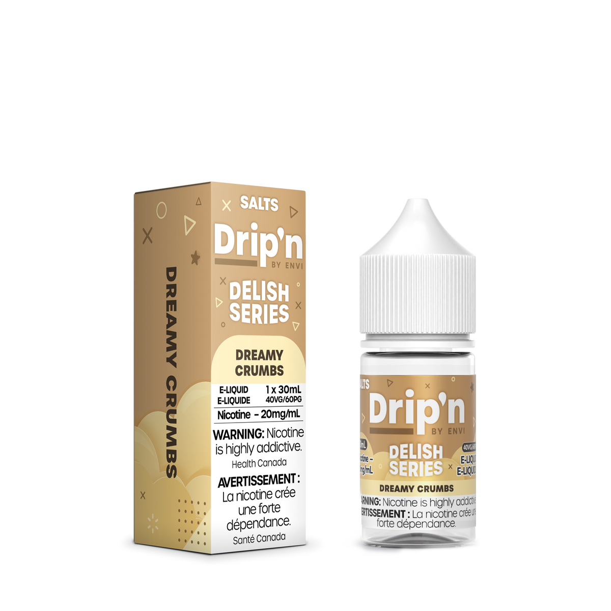 Buy Drip'n Delish E-Liquid - Dreamy Crumbs Online