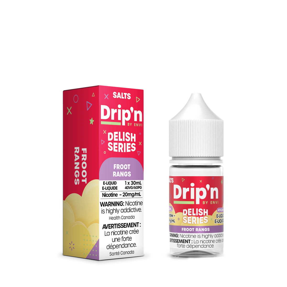 Buy Drip'n Delish E-Liquid - Froot Rangs Online