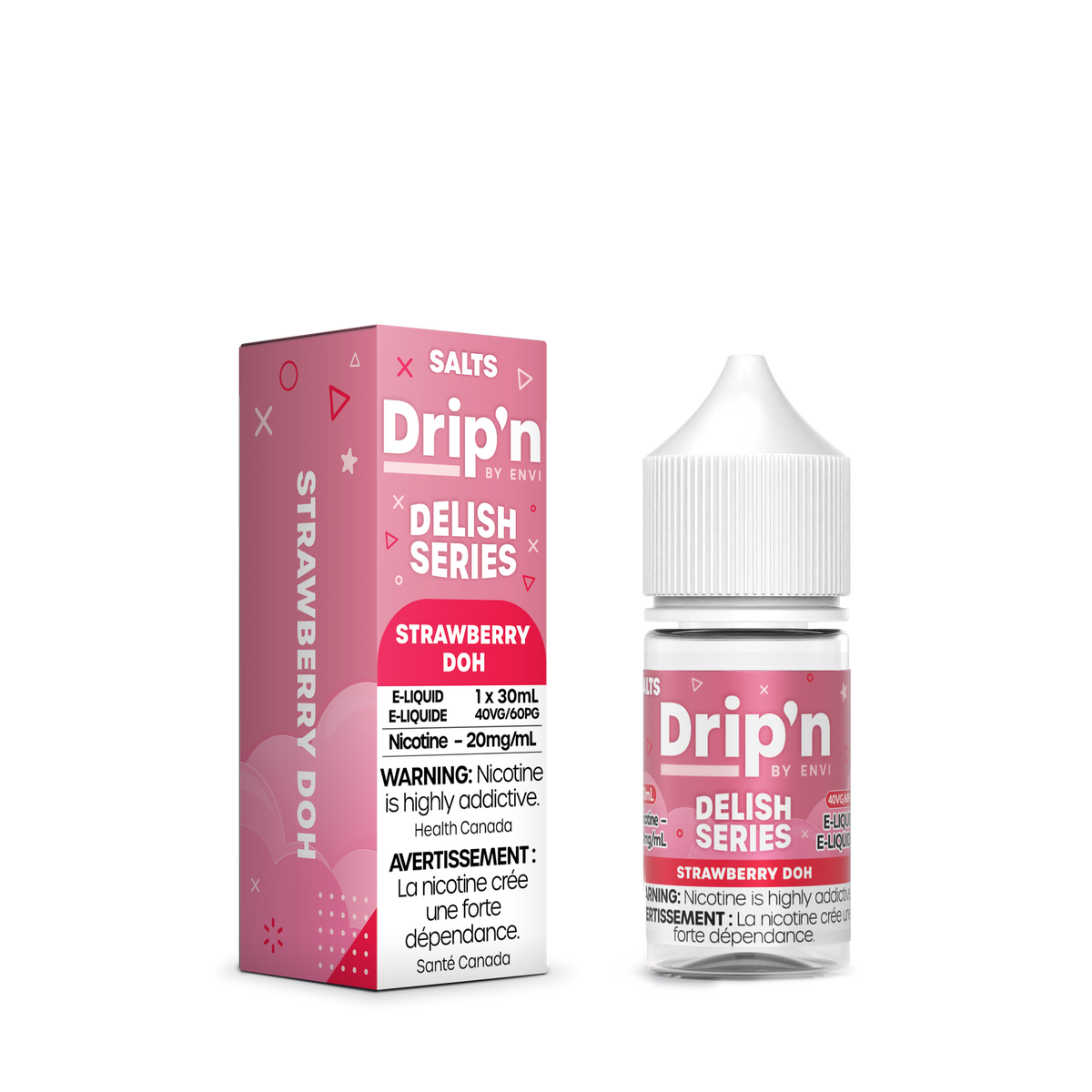 Buy Drip'n Delish E-Liquid - Strawberry Doh Online