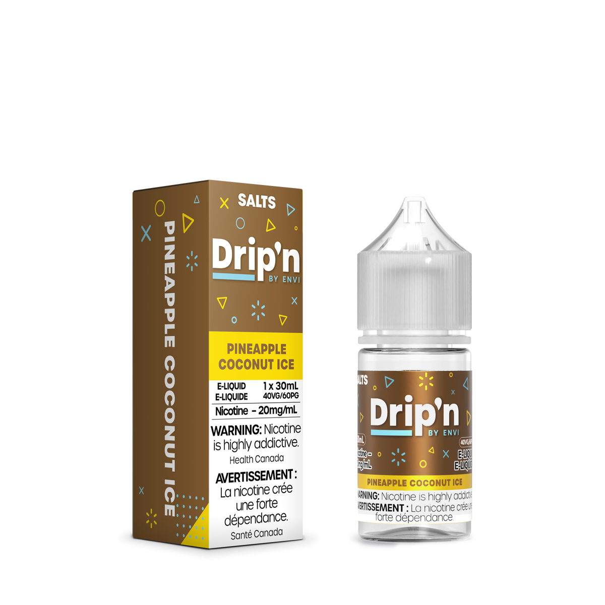 Drip'n E-Liquid - Pineapple Coconut Ice (AB)