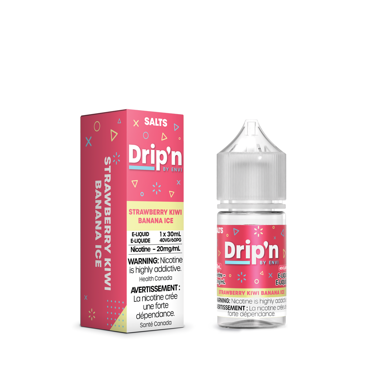 Drip'n E-Liquid - Strawberry Kiwi Banana Ice (AB)