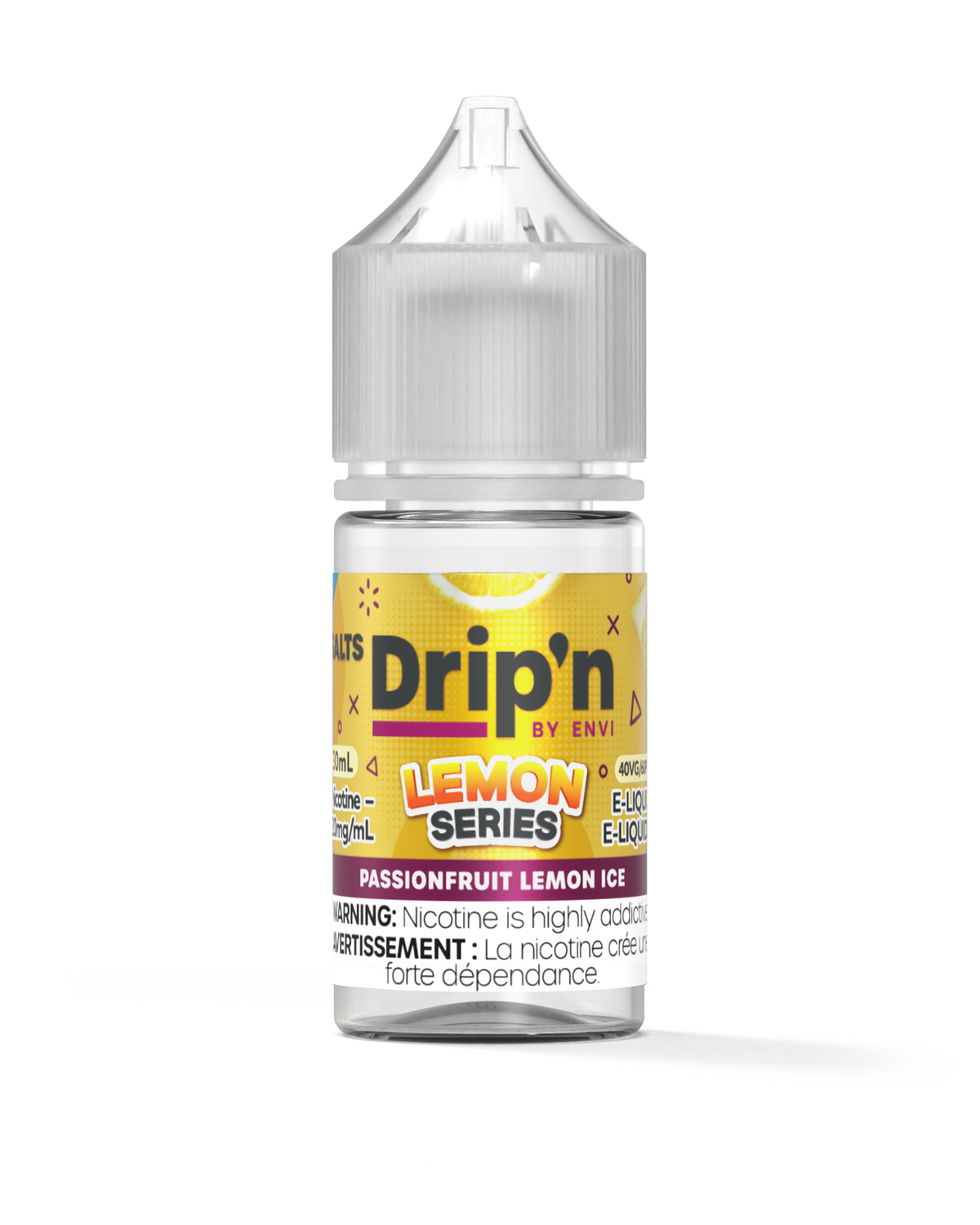 Drip'n Lemon E-Liquid - Passionfruit Lemon Ice (AB)