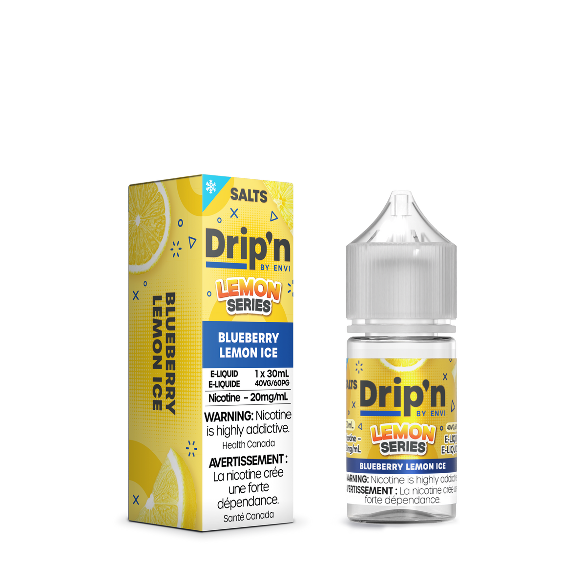 Drip'n Lemon E-Liquid - Blueberry Lemon Ice (AB)
