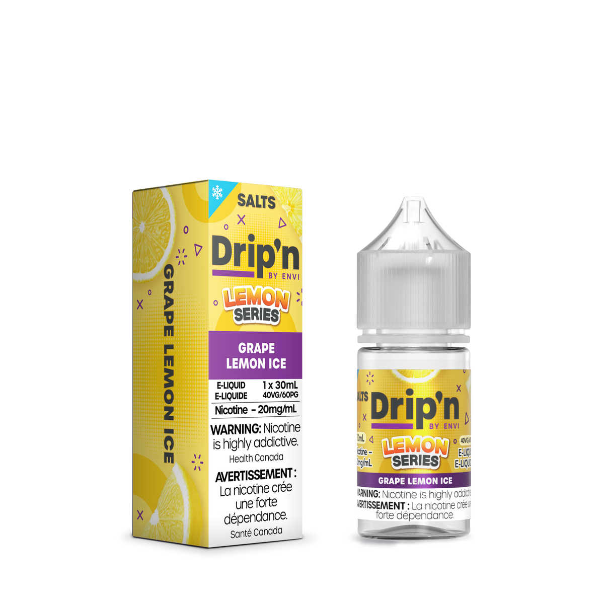Drip'n Lemon E-Liquid - Grape Lemon Ice (AB)