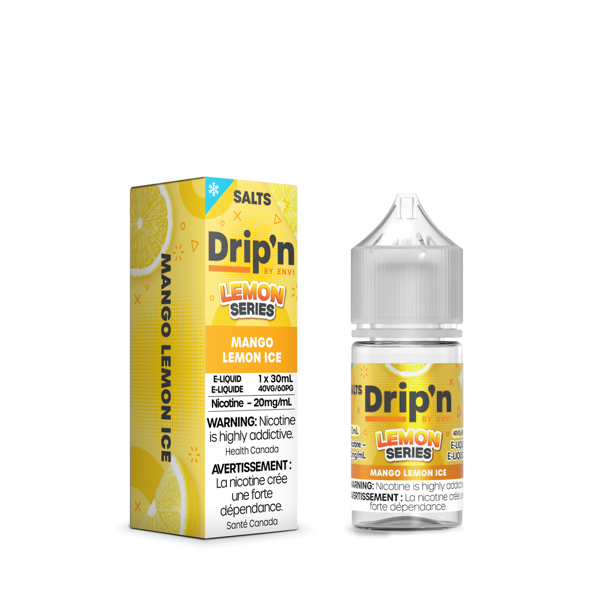Drip'n Lemon E-Liquid - Mango Lemon Ice (AB)