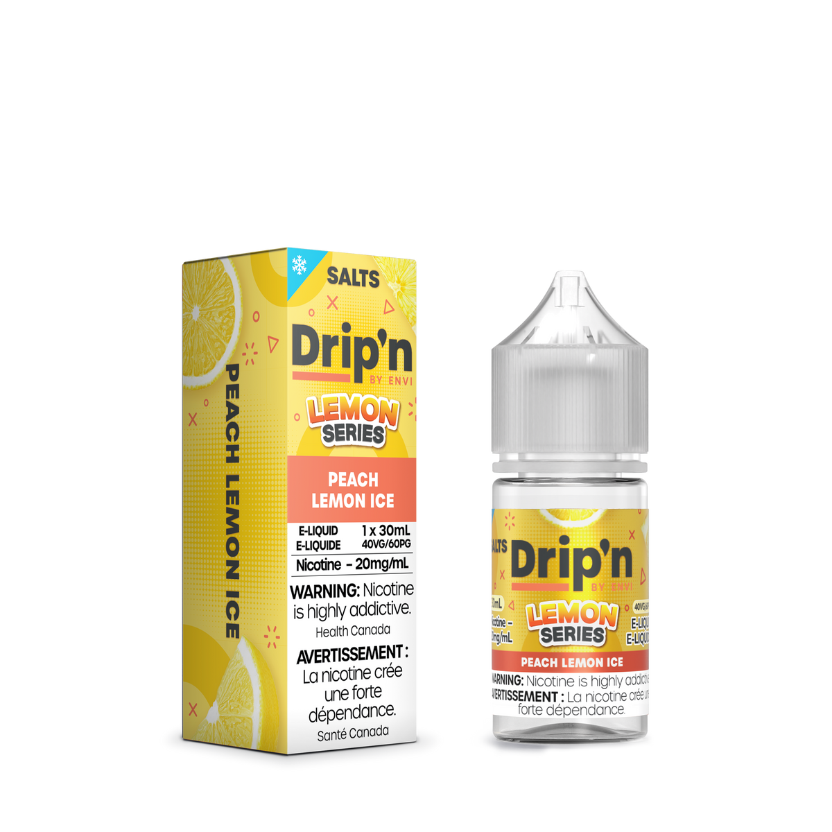 Drip'n Lemon E-Liquid - Peach Lemon Ice (AB)
