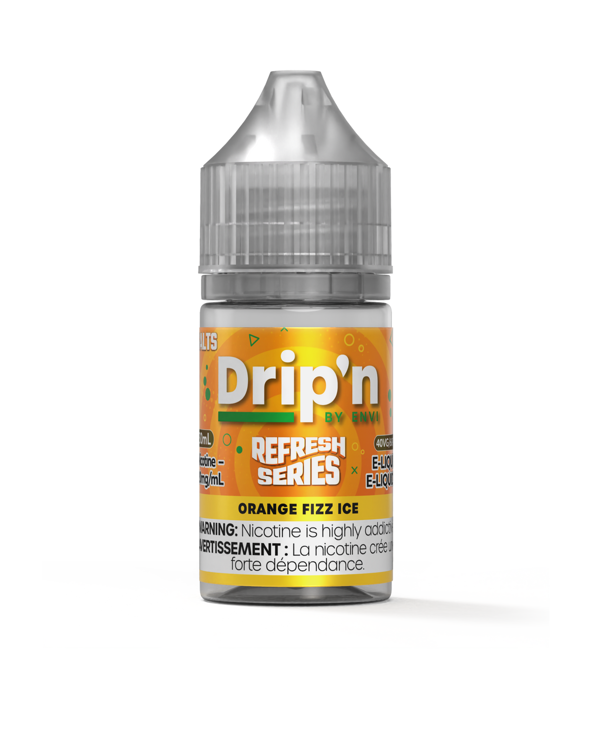 Drip'n Refresh E-Liquid - Orange Fizz Ice (ON)
