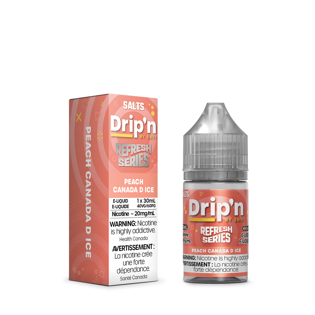 Drip'n Refresh E-Liquid - Peach Canada D Ice (AB)