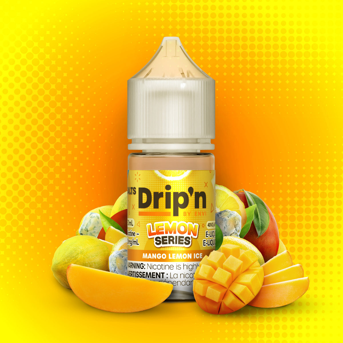 Drip'n Lemon E-Liquid - Mango Lemon Ice (AB)