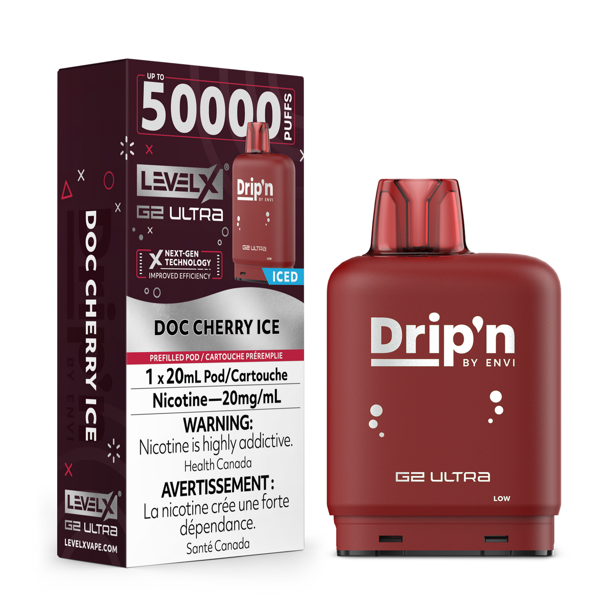 Level X Drip'n G2 Ultra Pod - Doc Cherry Ice