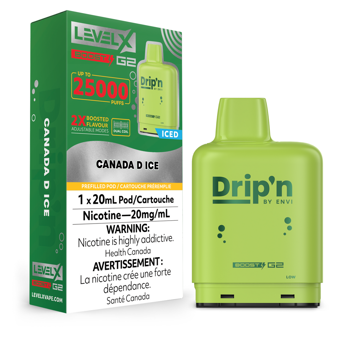 Level X Drip'n Boost G2 Pod - Canada D (AB)