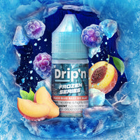 Buy Drip'n Frozen E-Liquid - Peach Blue Razz Ice Blast Online