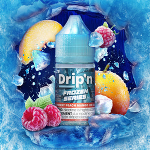 Drip'n Frozen E-Liquid - Raspberry Peach Mango Ice Blast (AB)