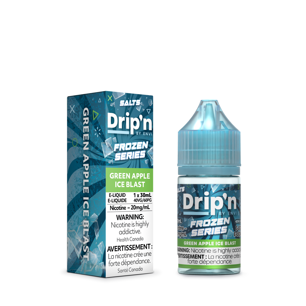 Buy Drip'n Frozen E-Liquid - Green Apple Ice Blast Online