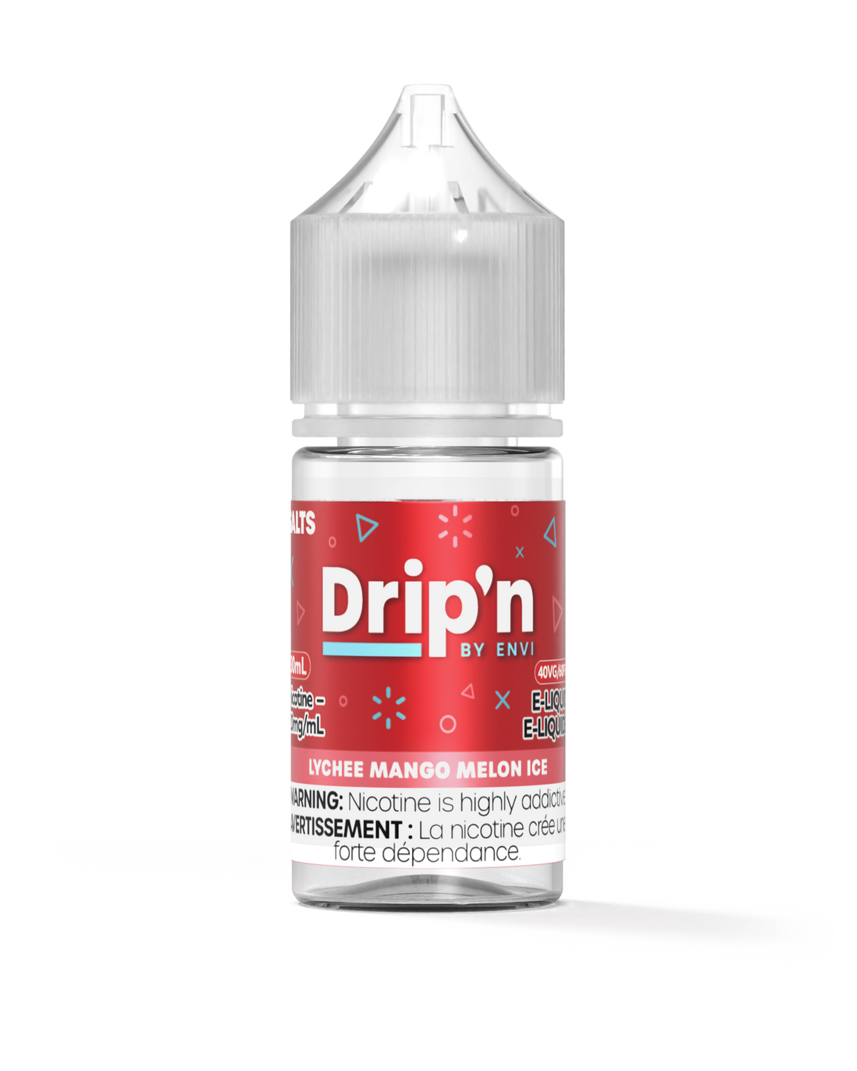 Drip'n by Envi E-Liquid 30mL - Lychee Mango Melon Ice ENVI Vape Drip'n by Envi E-Liquid 30mL - Lychee Mango Melon Ice ENVI Vape