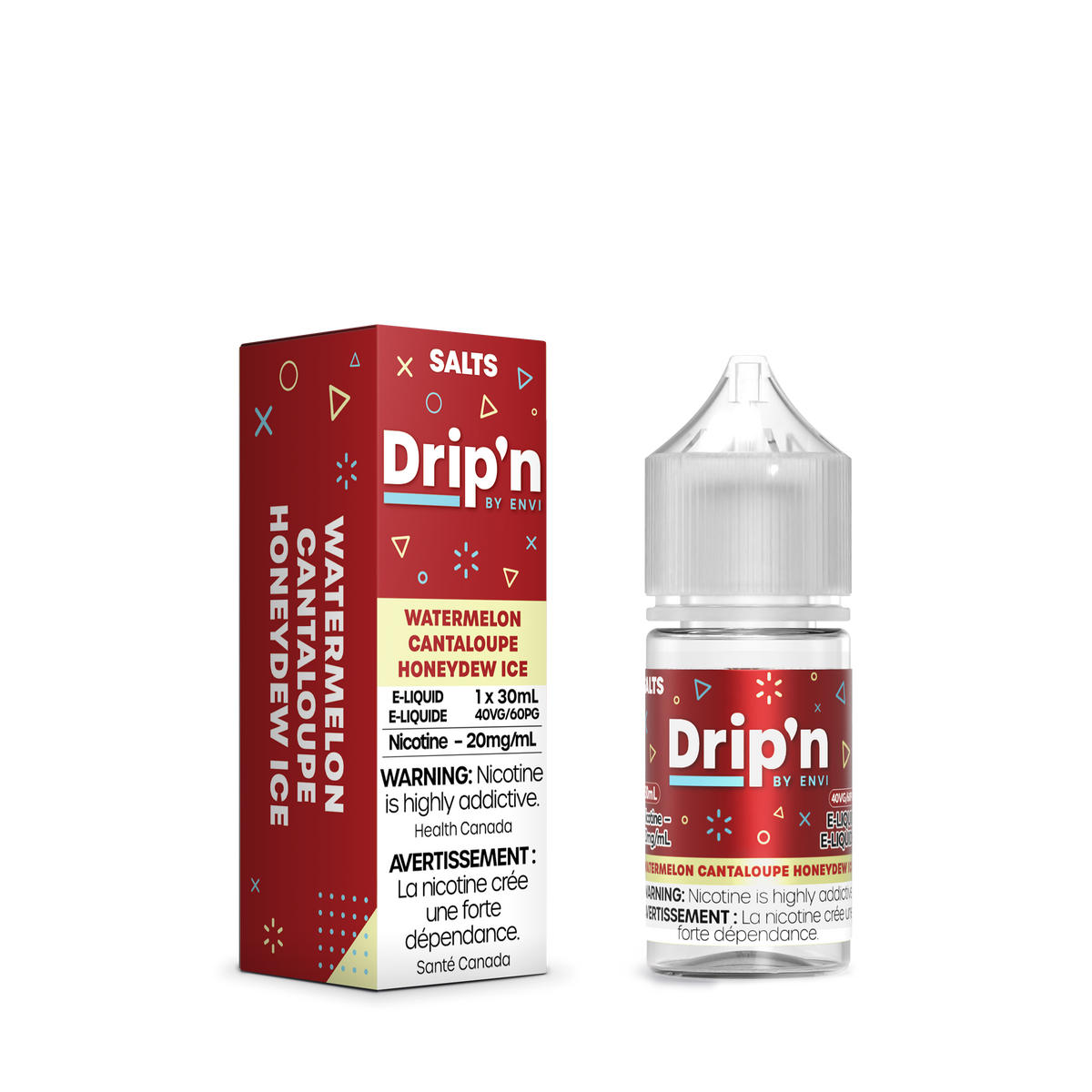 Drip'n E-Liquid - Watermelon Cantaloupe Honeydew Ice (AB)