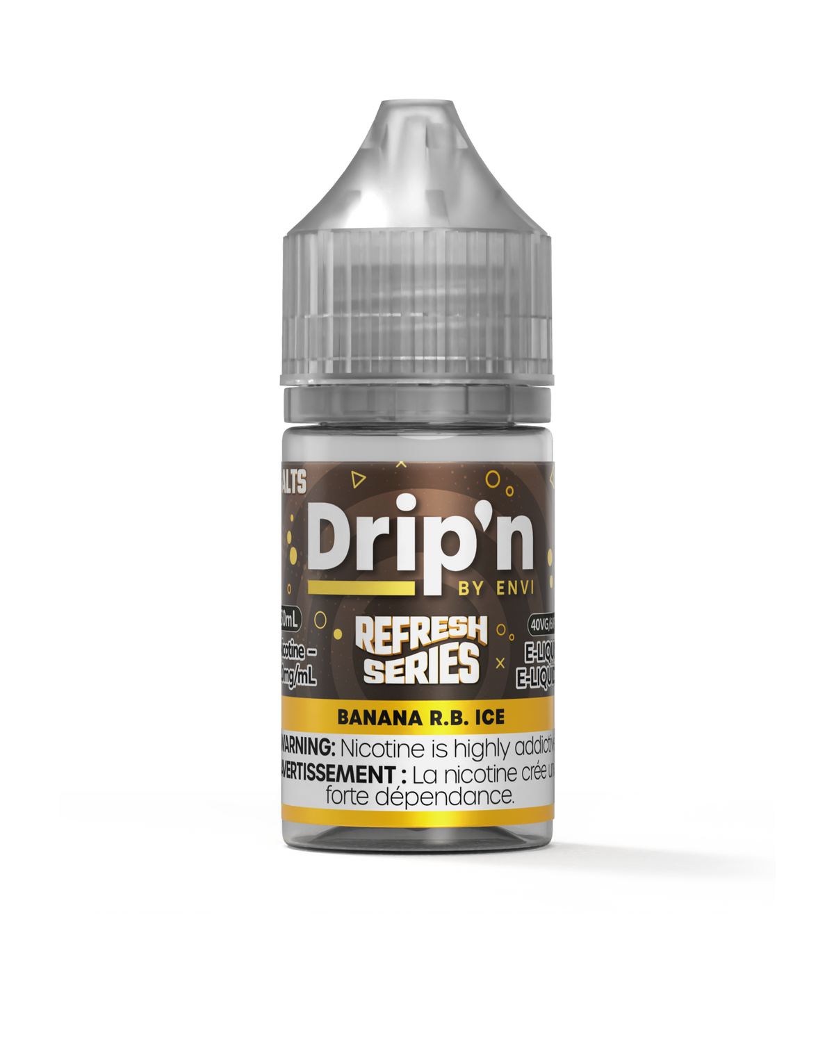 Buy Drip'n Refresh E-Liquid - Banana R.B. Ice (ON) Online
