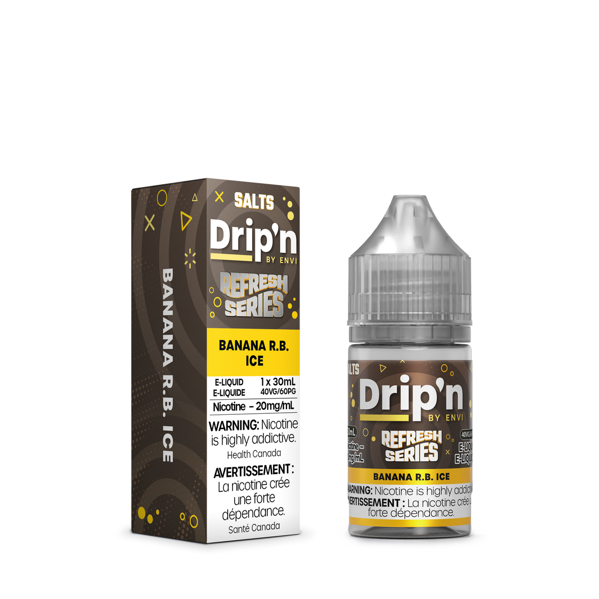 Drip'n Refresh E-Liquid - Banana R.B. Ice