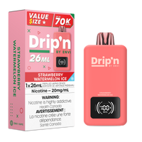 Drip'n by Envi 26ML Disposable - Strawberry Watermelon Ice (ON)