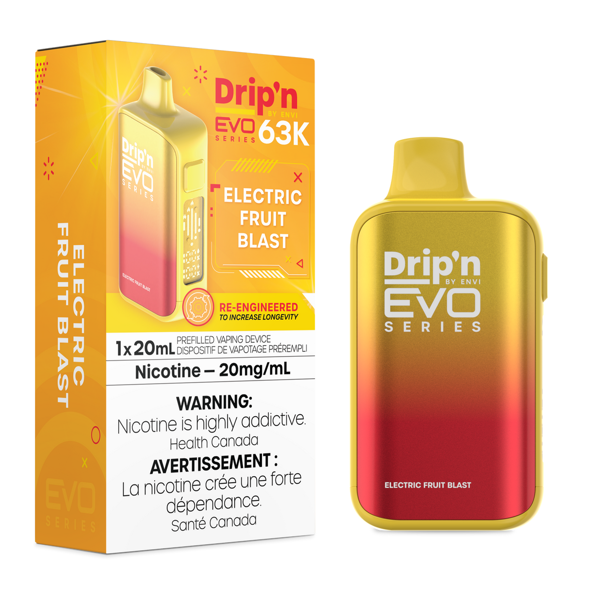 Drip'n by Envi EVO 63K Disposable - Electric Fruit Blast (AB)