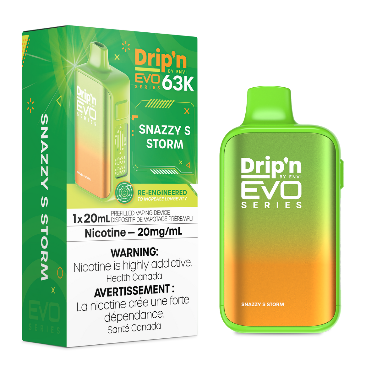 Drip'n by Envi EVO 63K Disposable - Snazzy S Storm (AB)
