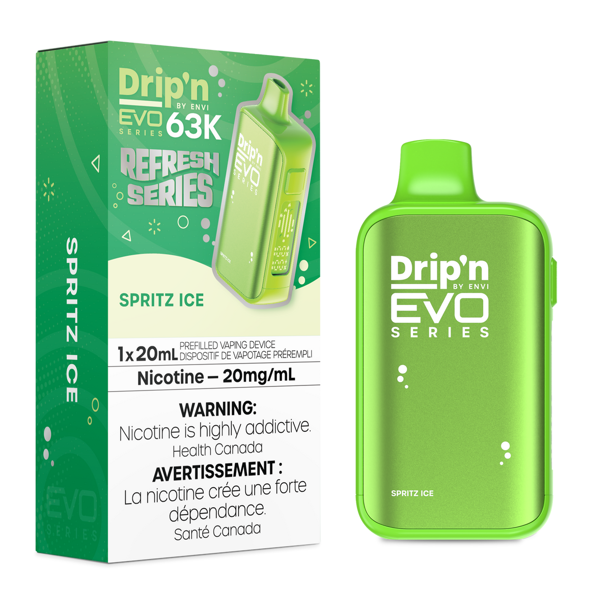Drip'n by Envi EVO 63K Disposable - Spritz Ice