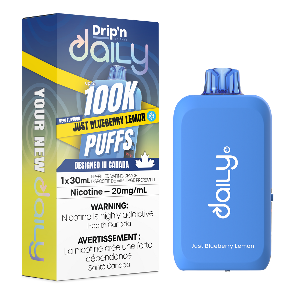 Drip'n Daily - Just Blueberry Lemon