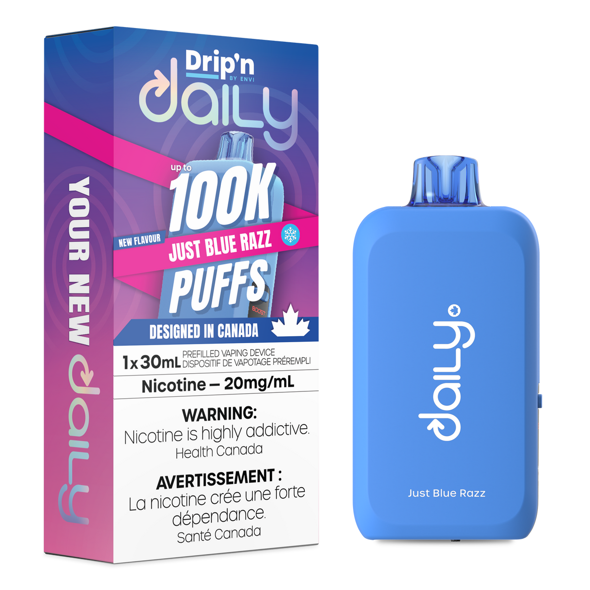 Drip'n Daily - Just Blue Razz
