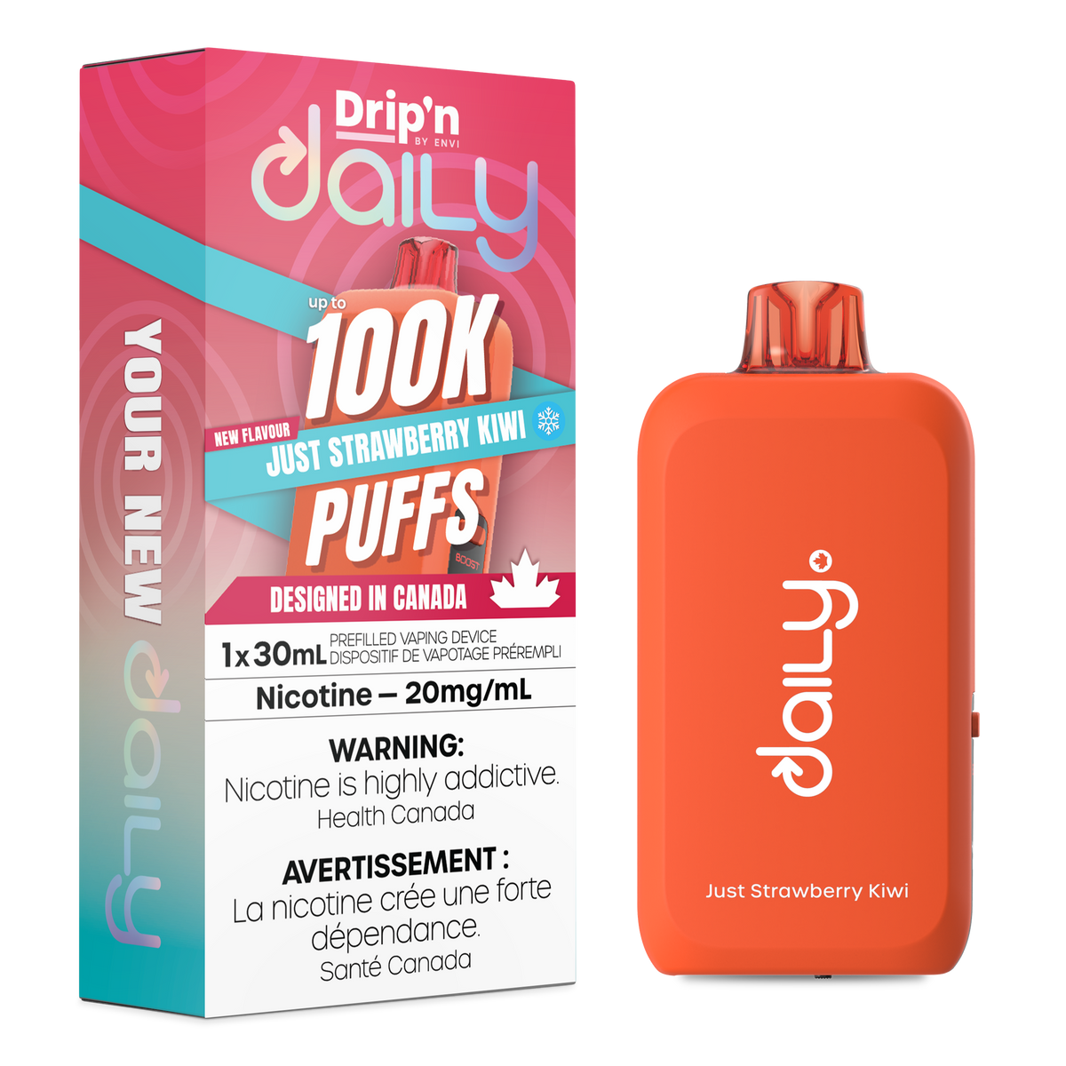 Drip'n Daily - Just Strawberry Kiwi