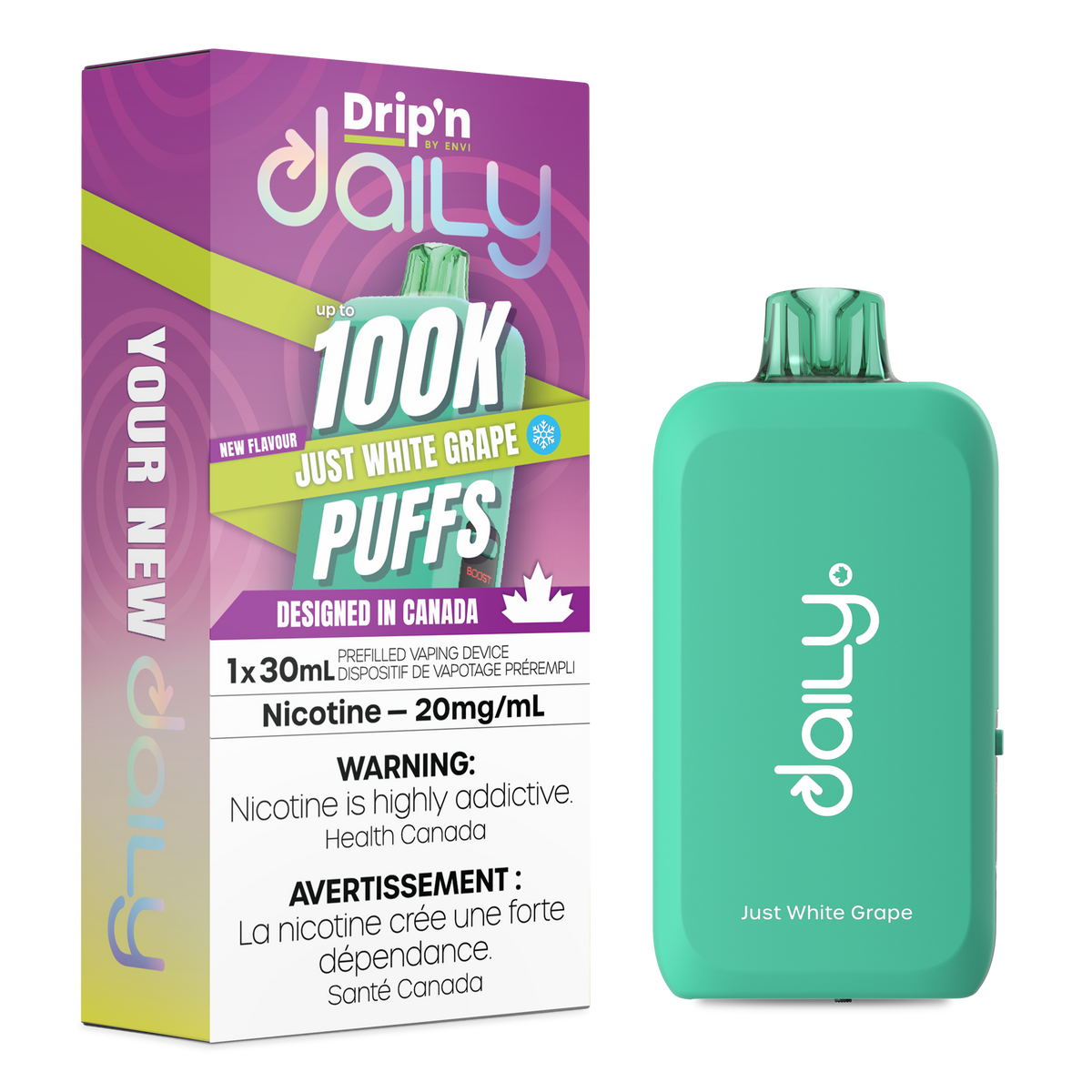 Drip'n Daily - Just White Grape