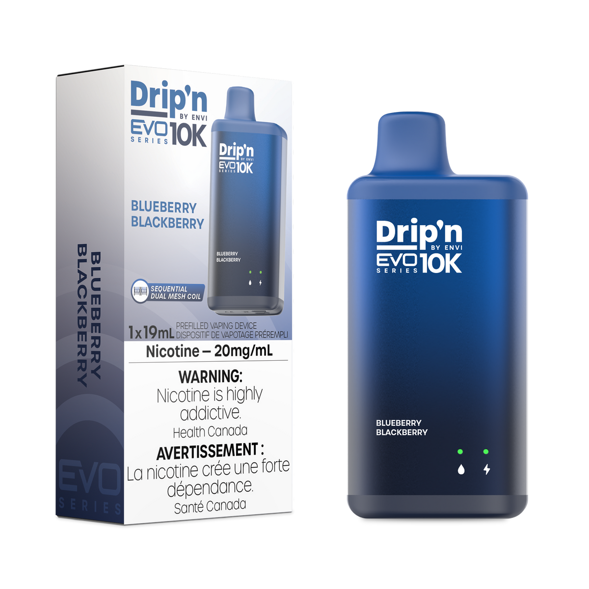 Buy Drip'n by Envi EVO Series 10k - Blueberry Blackberry Online