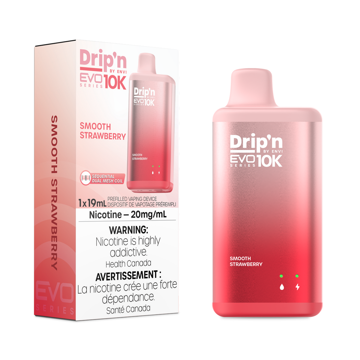 Drip'n by Envi EVO Series 10k - Smooth Strawberry (ON)