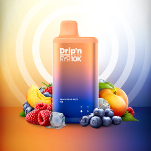 Drip'n by Envi EVO Series 10k - Peach Blue Razz Ice