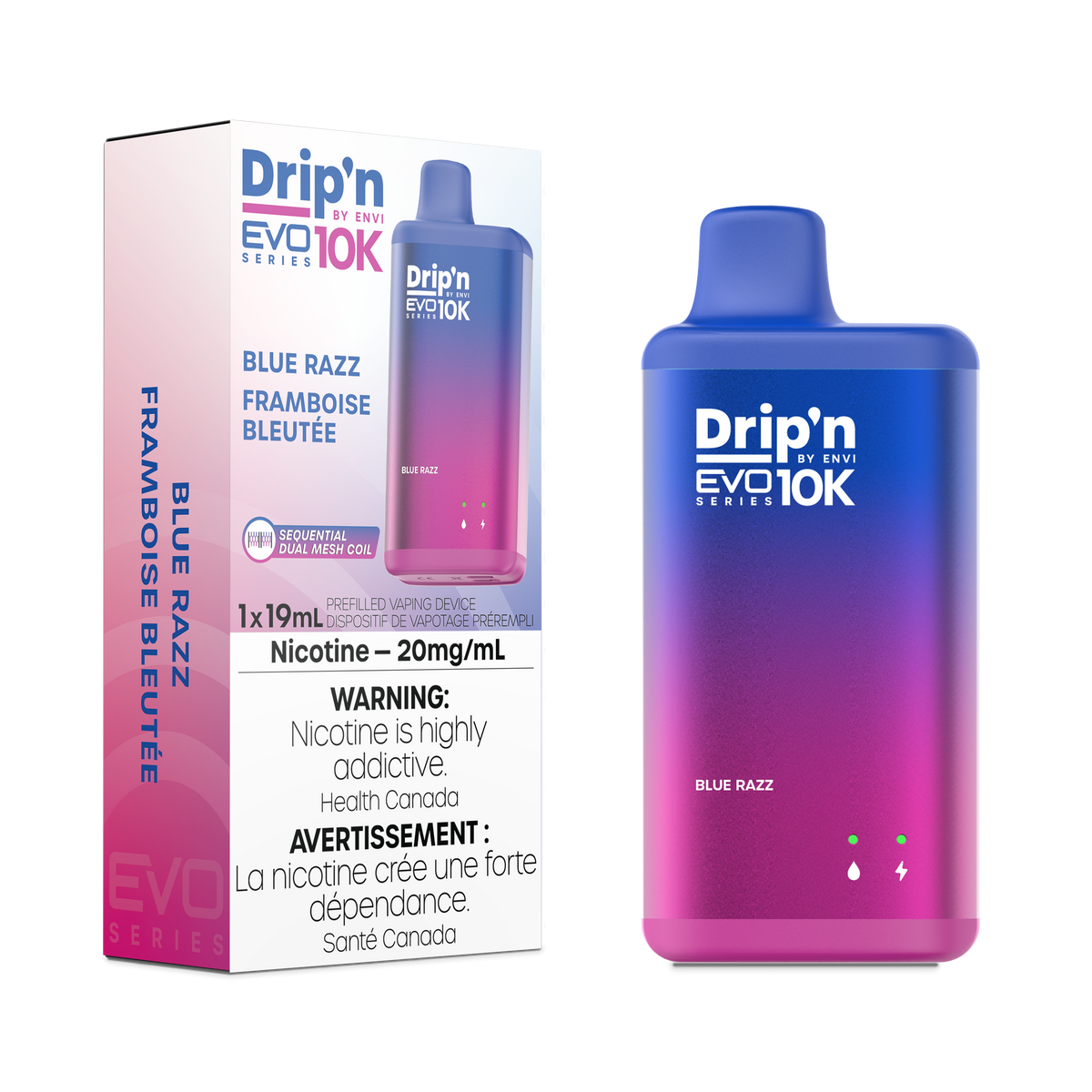 Drip'n by Envi EVO Series 10k - Blue Razz
