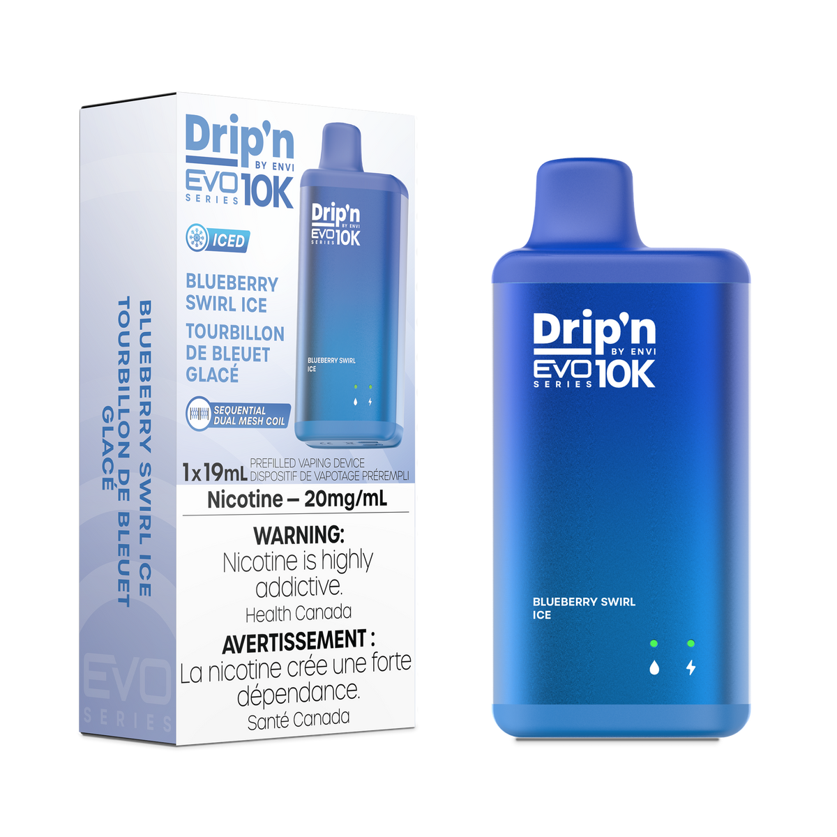 Buy Drip'n by Envi EVO Series 10k - Blueberry Swirl Ice Online