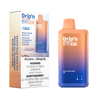 Drip'n by Envi EVO Series 10k - Peach Blue Razz Ice (ON)