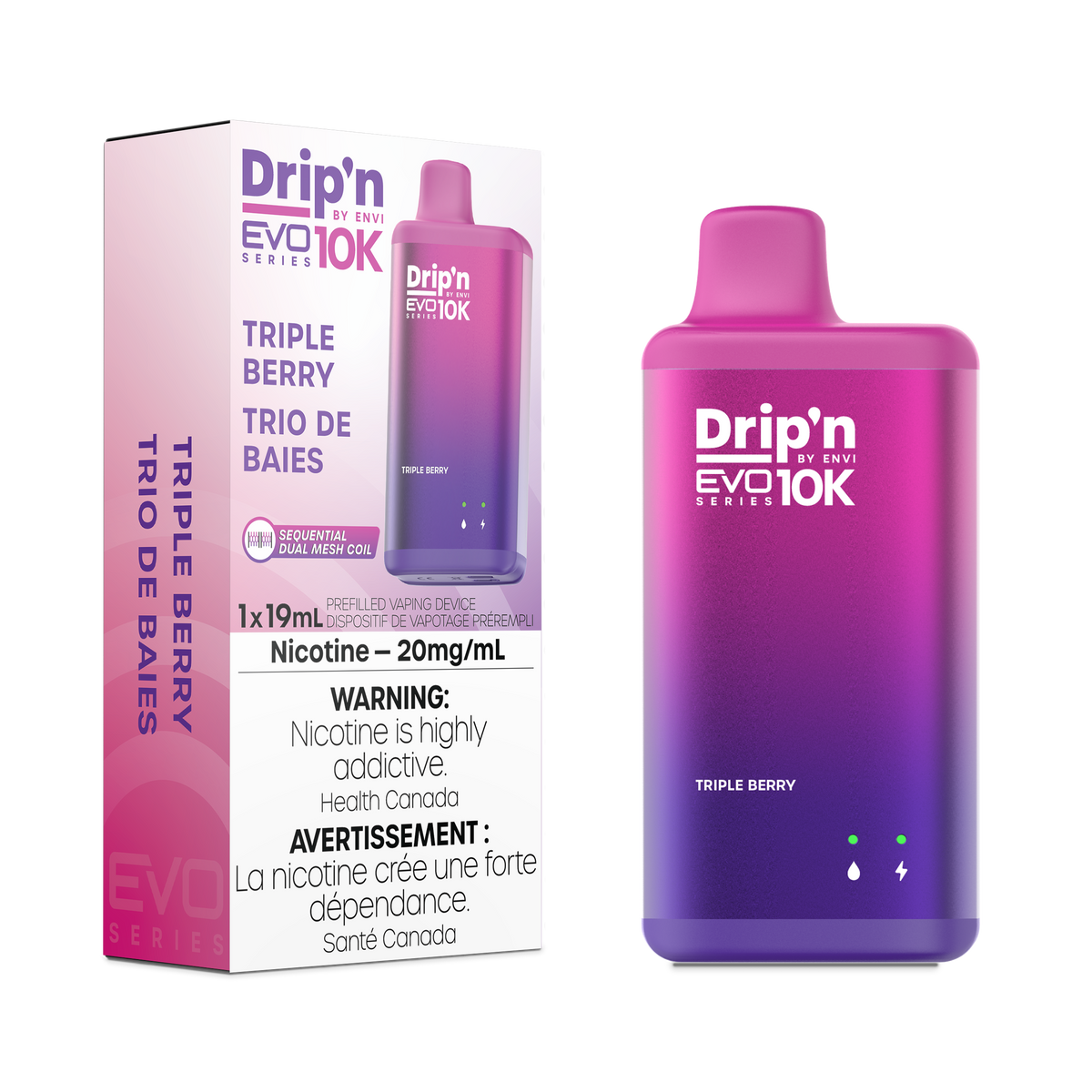 Drip'n by Envi EVO Series 10k - Triple Berry (ON)