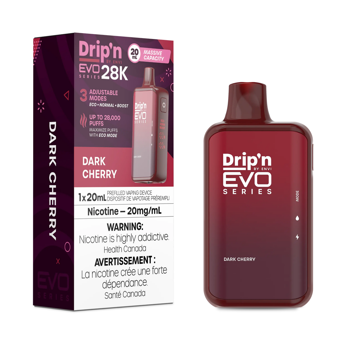 Drip'n by Envi EVO Series 28k - Dark Cherry