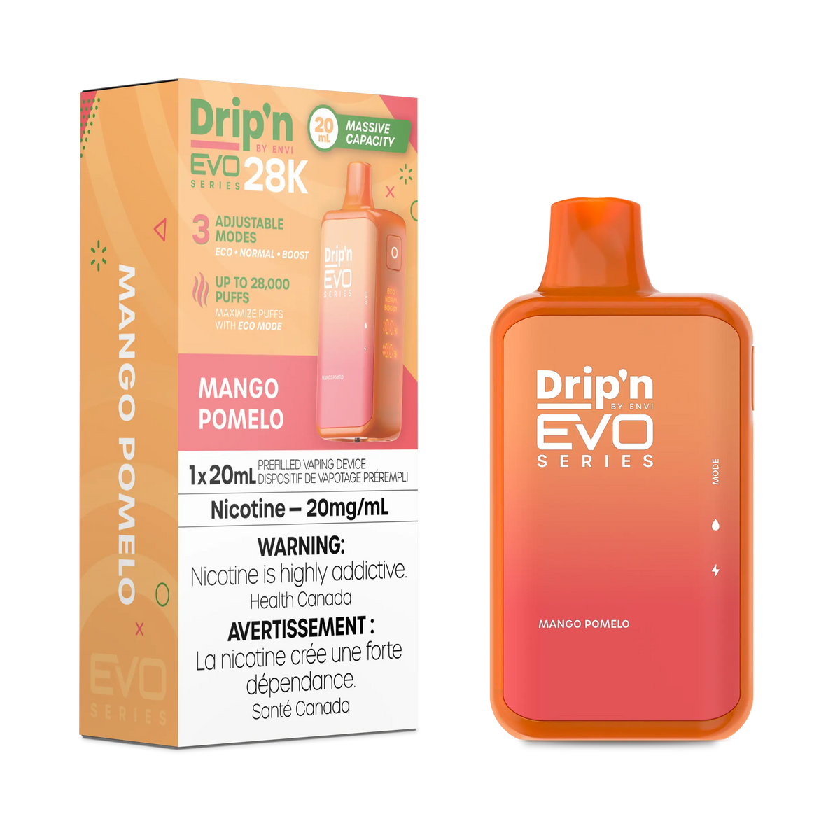 Buy Drip'n by Envi EVO Series 28k - Mango Pomelo (AB) Online