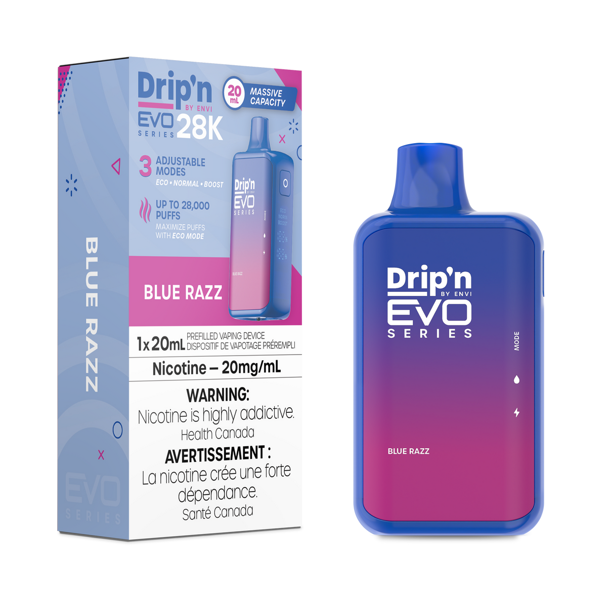 Drip'n by Envi EVO Series 28k - Blue Razz