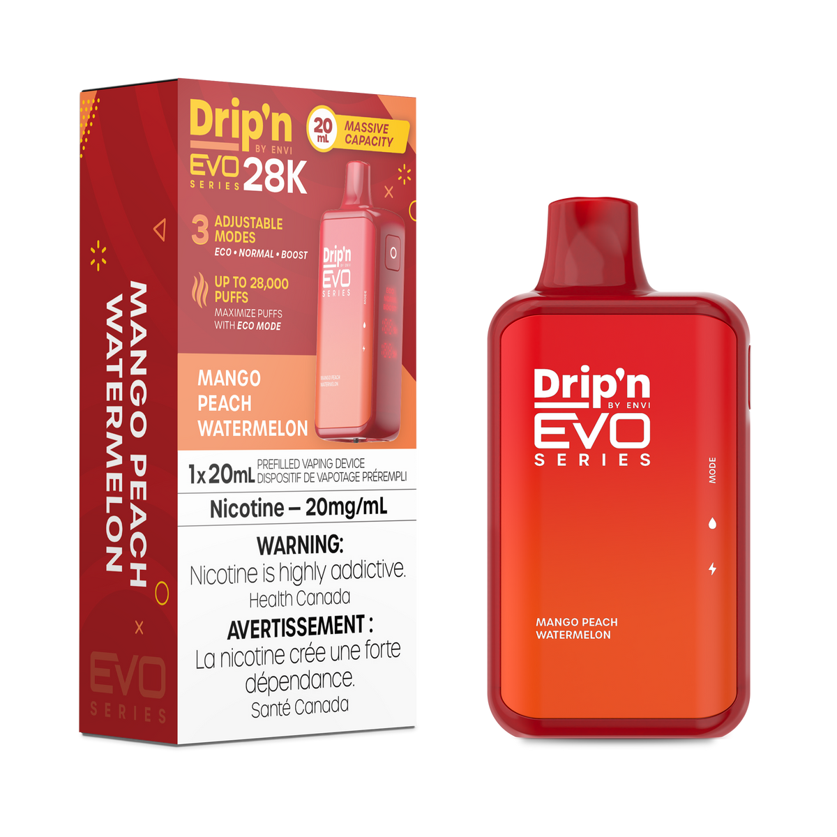 Drip'n by Envi EVO Series 28k - Mango Peach Watermelon (AB)