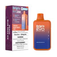 Drip'n by Envi EVO Series 28k - Peach Blue Razz Ice (AB)