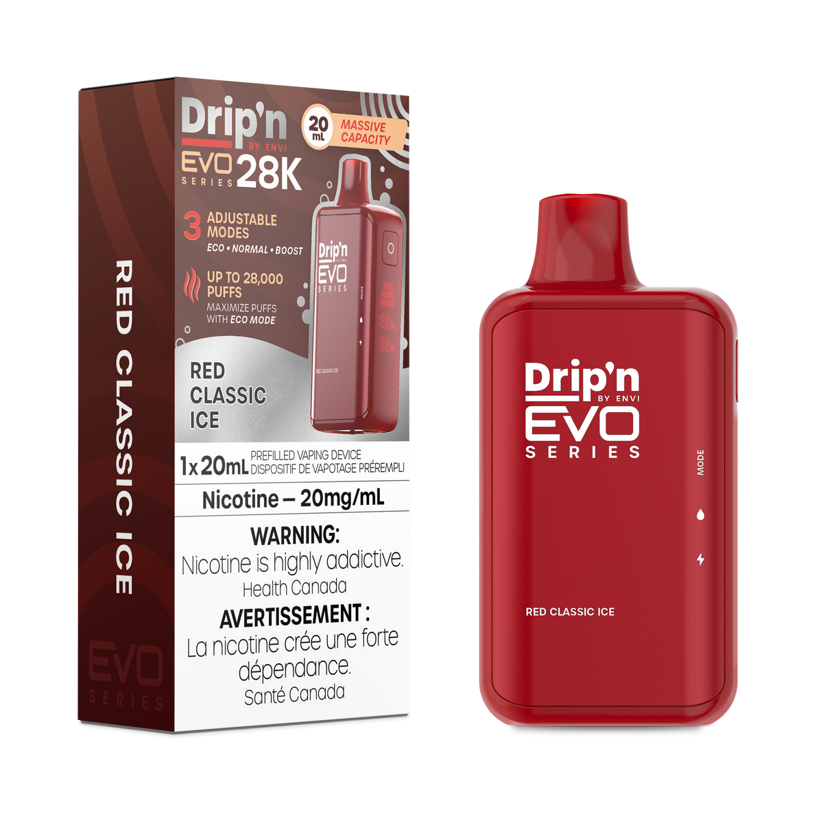 Drip'n by Envi EVO Series 28k -  Red Classic (ON)