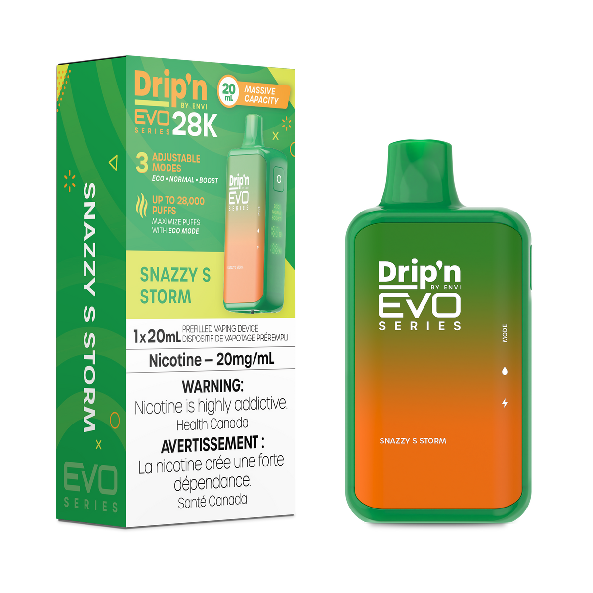 Drip'n by Envi EVO Series 28k - Snazzy S Storm (ON)