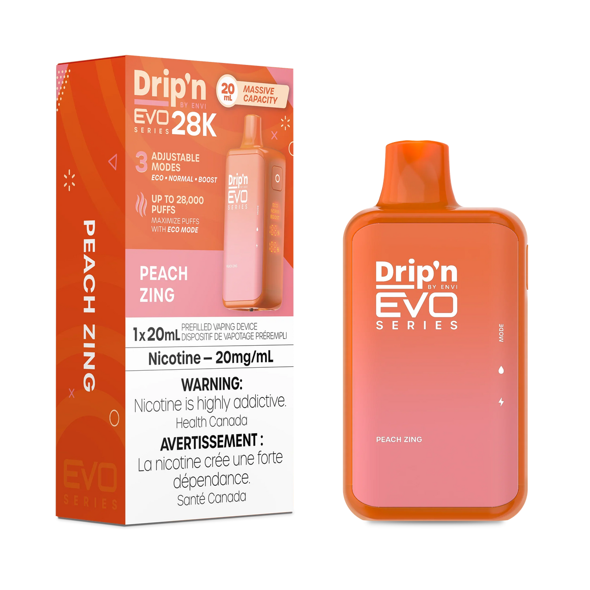 Drip'n by Envi EVO Series 28k - Peach Zing (MB)
