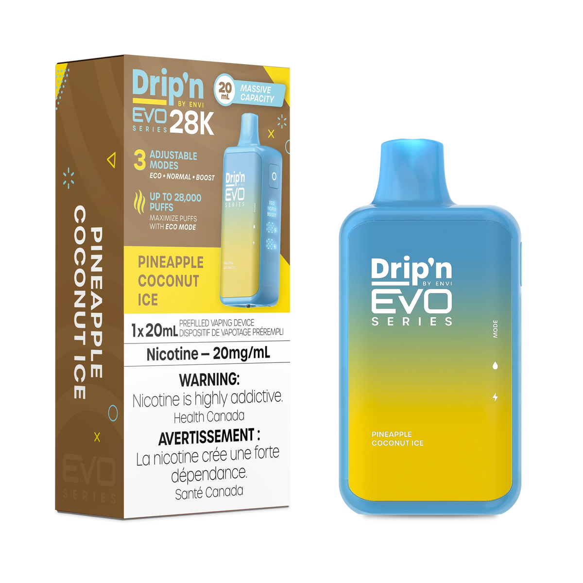 Drip'n by Envi EVO Series 28k - Pineapple Coconut lce (MB)